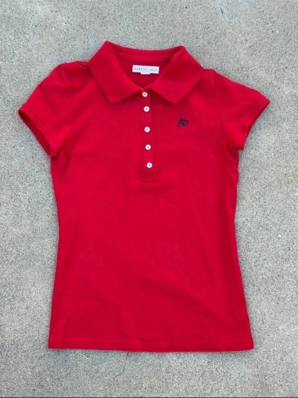 Aeropostale Red Women’s Polo Shirt